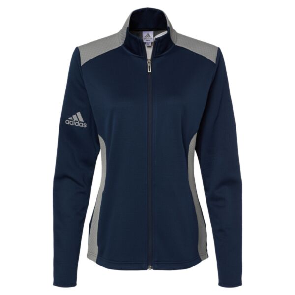 Women's Textured Mixed Media Full-Zip Jacket Thumbnail