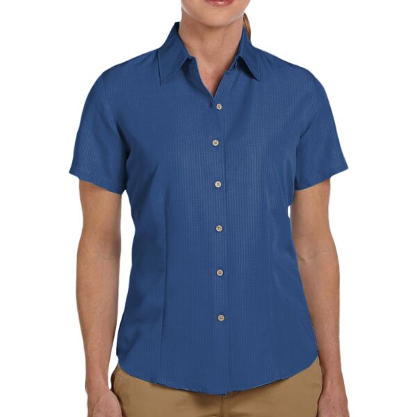 Ladies' Barbados Textured Camp Shirt Thumbnail