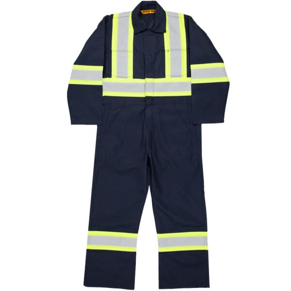 Men's Safety Striped Gasket Unlined Coverall Thumbnail