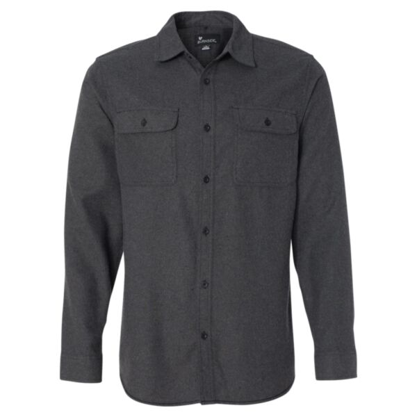 Men's Solid Flannel Shirt Thumbnail