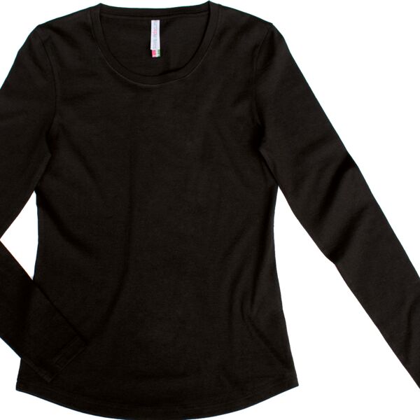 Ladies ATC Eurospun Ring Spun Long Sleeve Tee Thumbnail