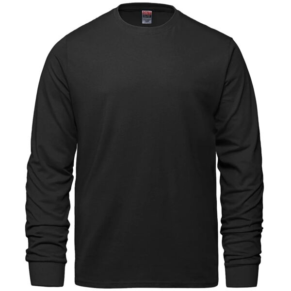 Breeze -  RING SPUN Combed Cotton Long Sleeve Crewneck T-Shirt Thumbnail
