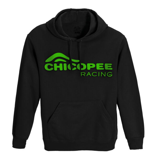 Adult Twill Applique Supercotton Hooded Sweatshirt [Ch] Thumbnail